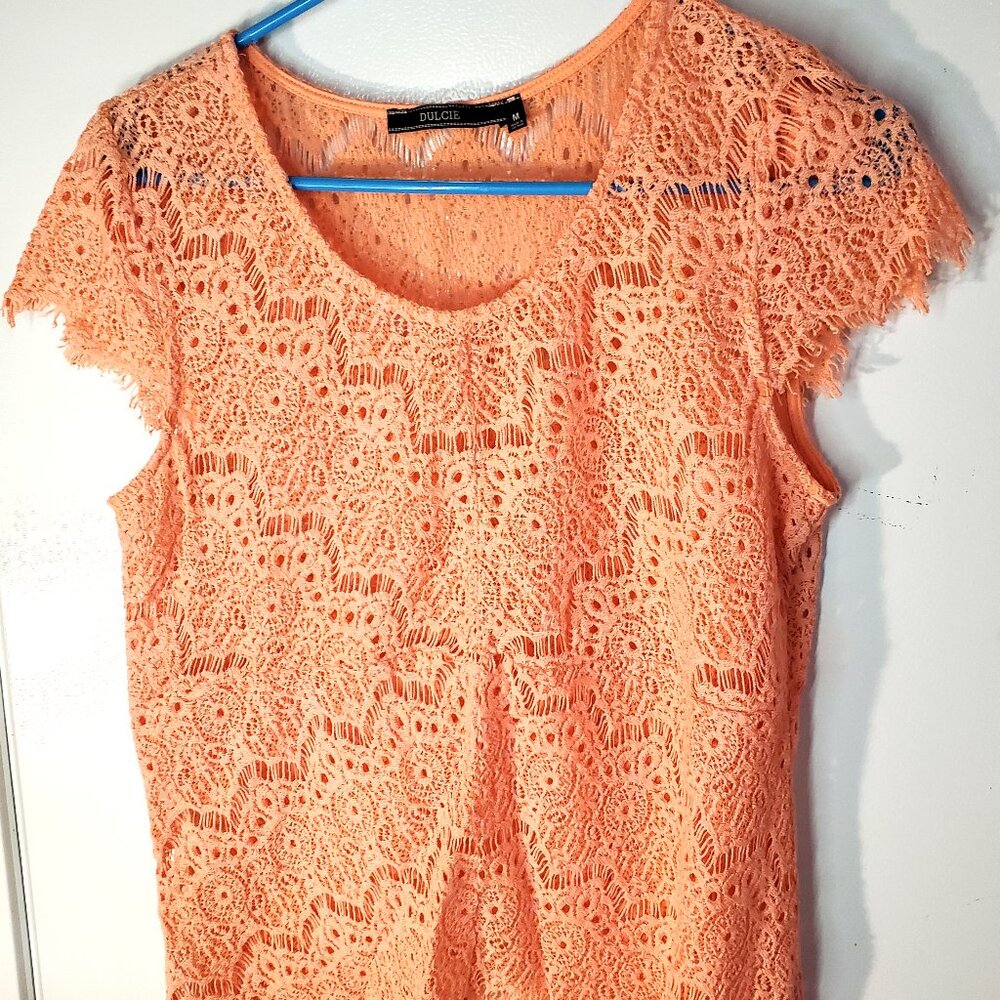Dulce lace over shirt size M